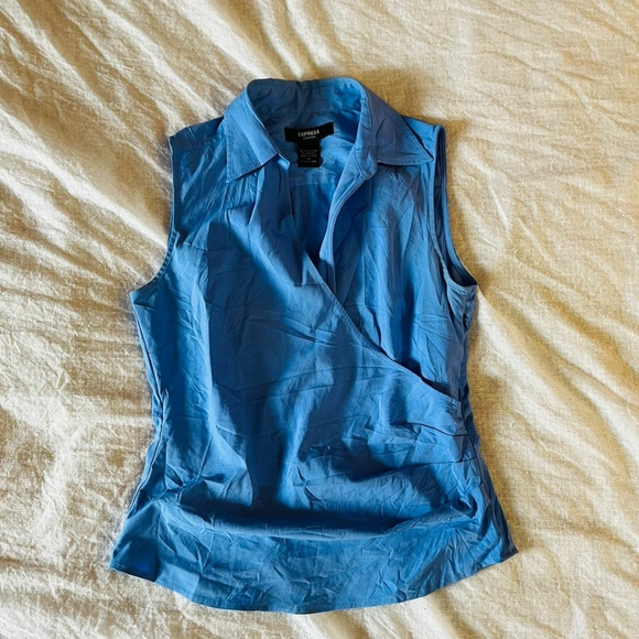 EXPRESS blue top - Picture 11 of 15